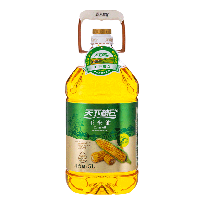 【天下粮仓】非转基因玉米胚芽油5l实惠装